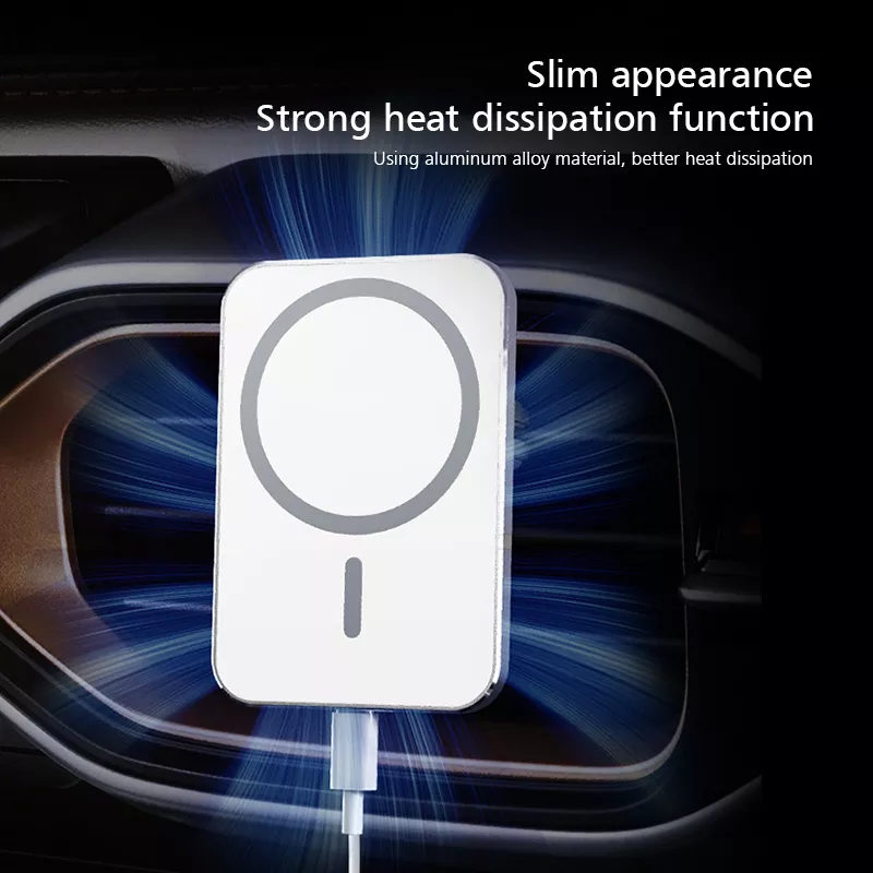 15W Magnetic Wireless Car Charger Mount Adsorbable Phone For iPhone 15 14 13 Pro Max adsorption Fast Wireless Charging Holder