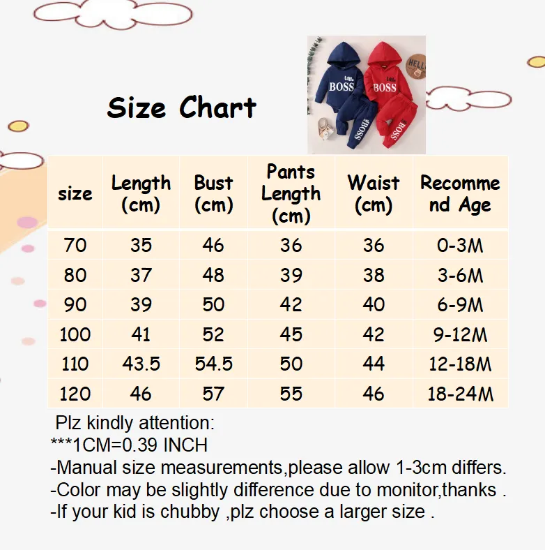 Spring 0-24 Months Newborn Baby Boy 2PCS Clothes Set Long Sleeve Hoodie Jumpsuit Pants Toddler Boy Outfit Baby Costume