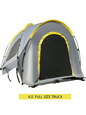 VEVOR 5-8 FT Waterproof Truck Tent Car Accessories Bed for Full / Mid Size Truck 2-Person Sleeping Capacity for Camping Hiking
