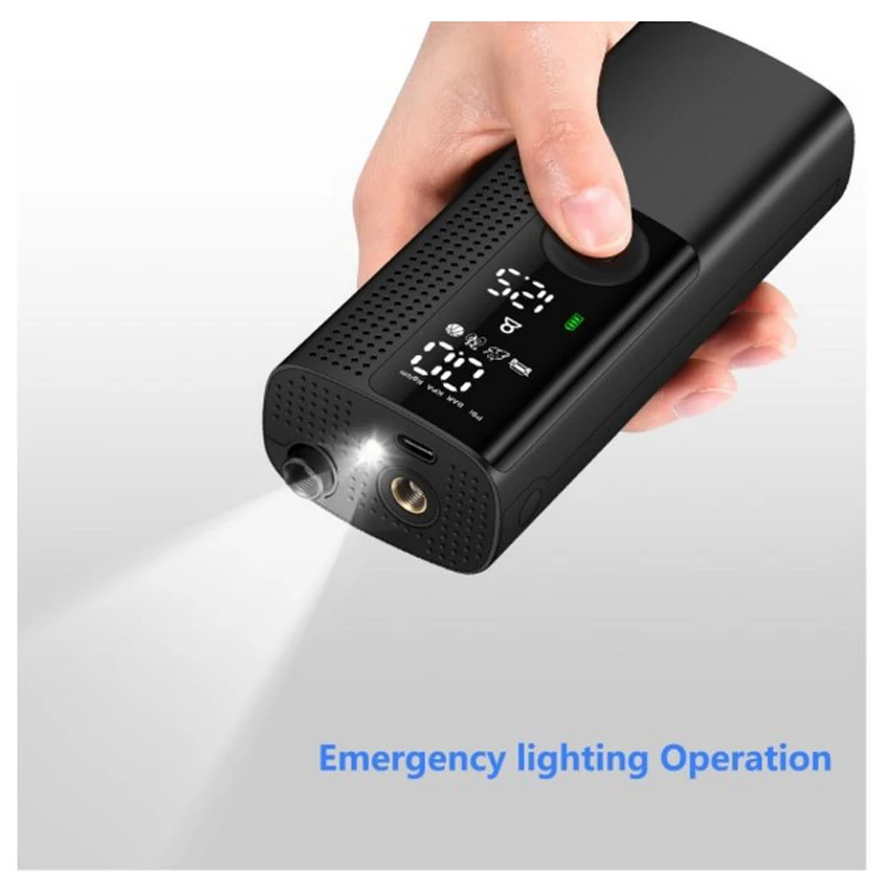Portable Air Bike Pump Mini Electric Inflator Rechargeable Air Pump Auto Car Inflatable Rechargeable Compressor