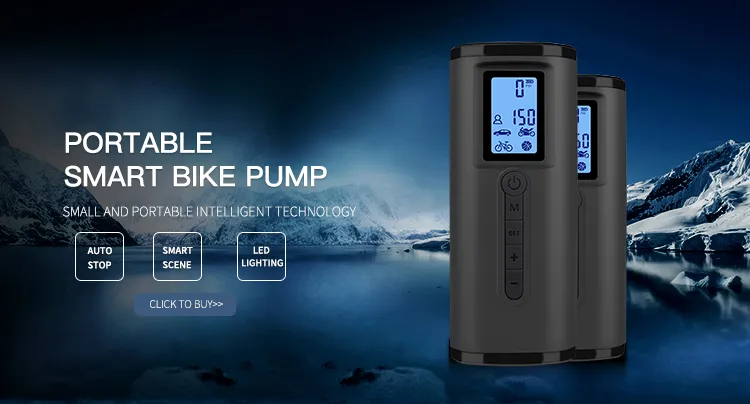 Portable Air Bike Pump Mini Electric Inflator Rechargeable Air Pump Auto Car Inflatable Rechargeable Compressor