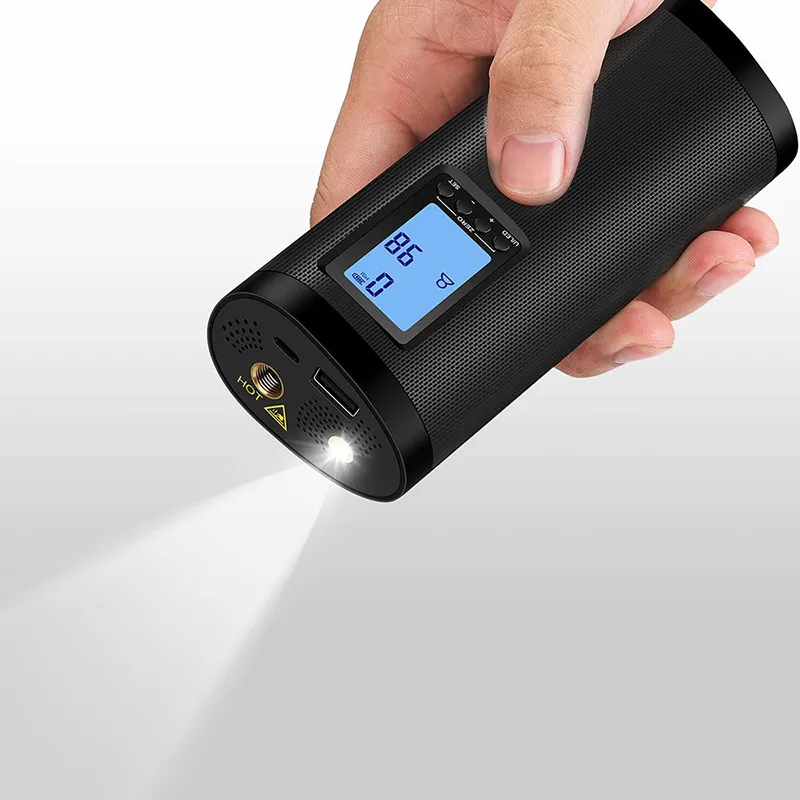 Portable Air Bike Pump Mini Electric Inflator Rechargeable Air Pump Auto Car Inflatable Rechargeable Compressor