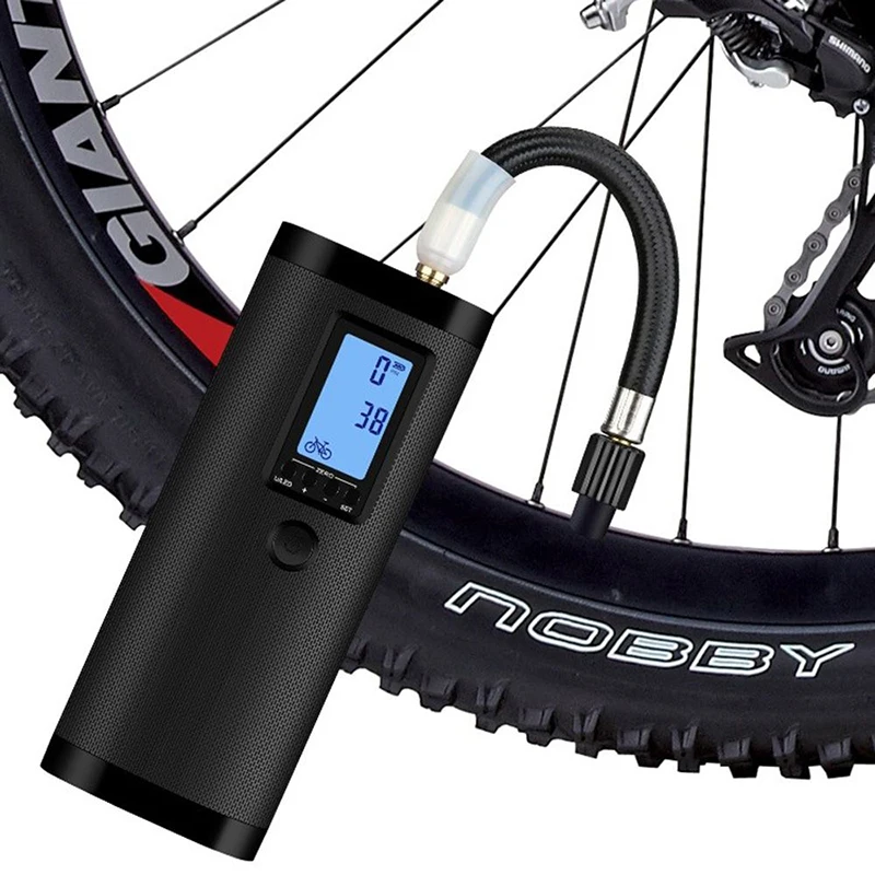 Portable Air Bike Pump Mini Electric Inflator Rechargeable Air Pump Auto Car Inflatable Rechargeable Compressor