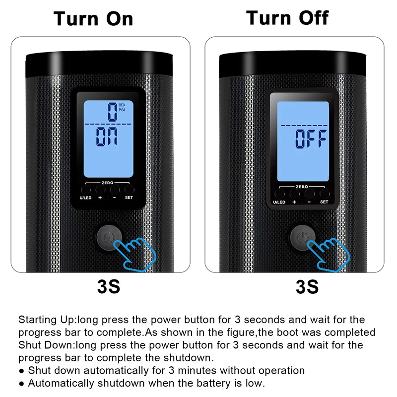 Portable Air Bike Pump Mini Electric Inflator Rechargeable Air Pump Auto Car Inflatable Rechargeable Compressor