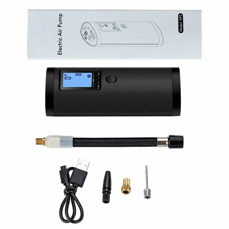 Portable Air Bike Pump Mini Electric Inflator Rechargeable Air Pump Auto Car Inflatable Rechargeable Compressor