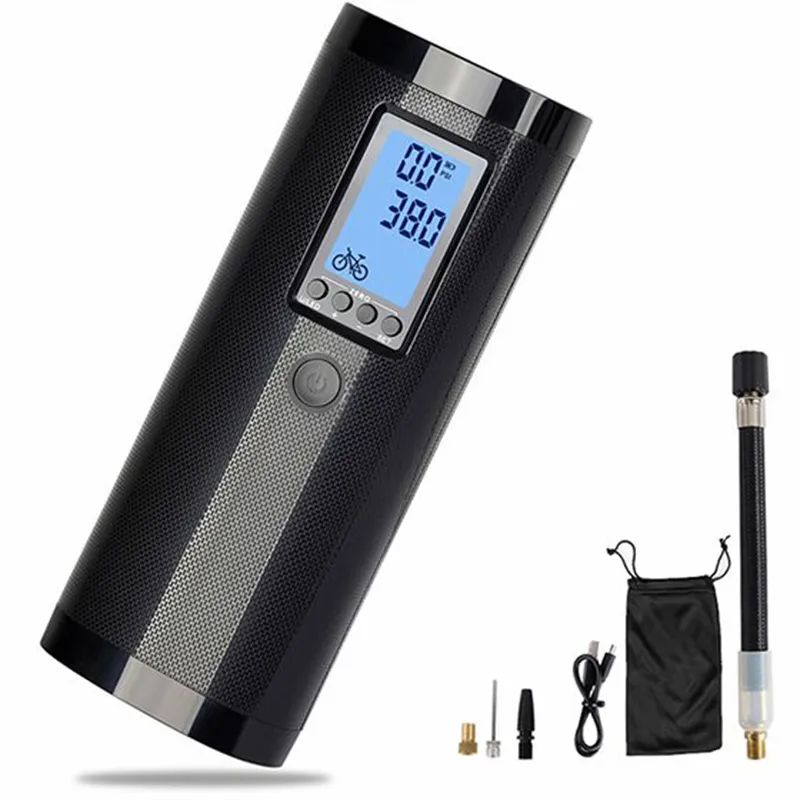 Portable Air Bike Pump Mini Electric Inflator Rechargeable Air Pump Auto Car Inflatable Rechargeable Compressor