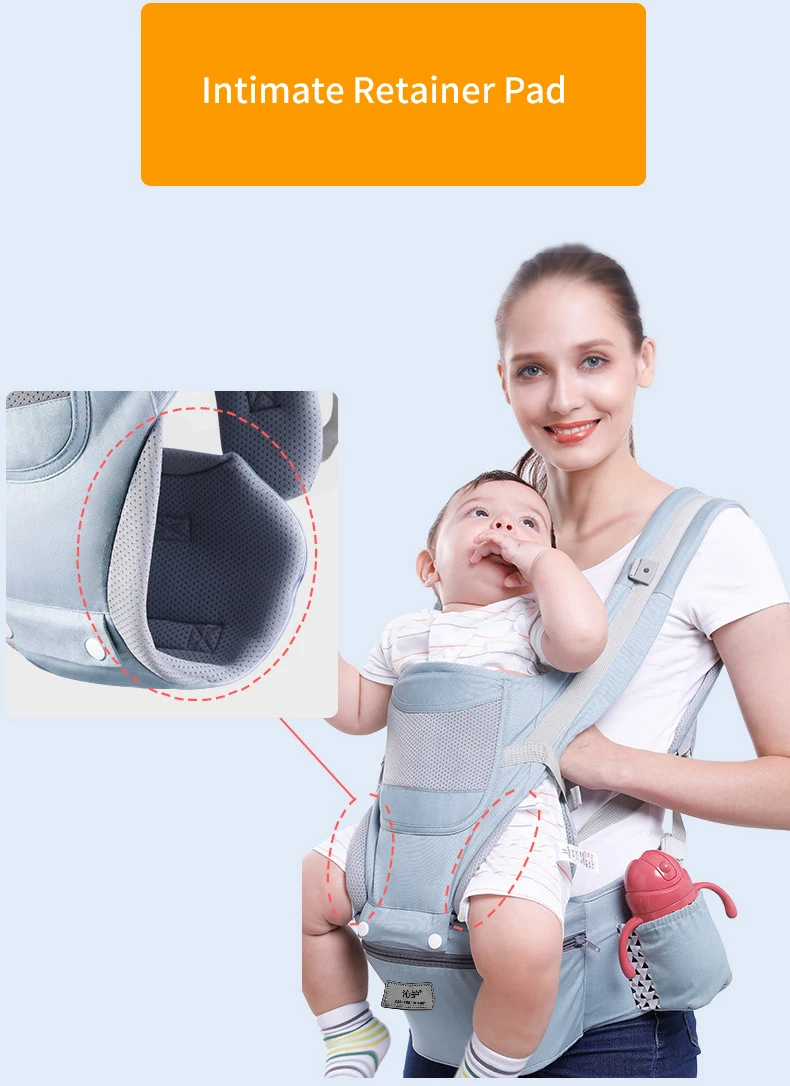 Ergonomic Backpack Baby Carrier Baby Hipseat Carrier carrying for children Baby Wrap Sling for Baby Travel 0-48 Months Useable