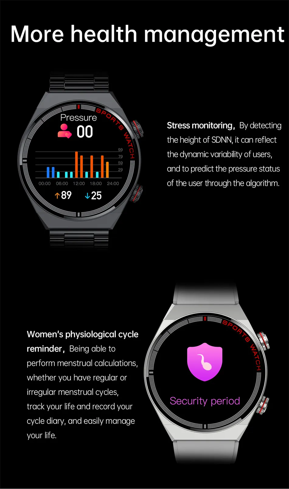 ChiBear NFC Smart Watch Men GPS motion track Heart Rate Bluetooth Call 100+ movement modes Rotary button SmartWatch 2023 New Man