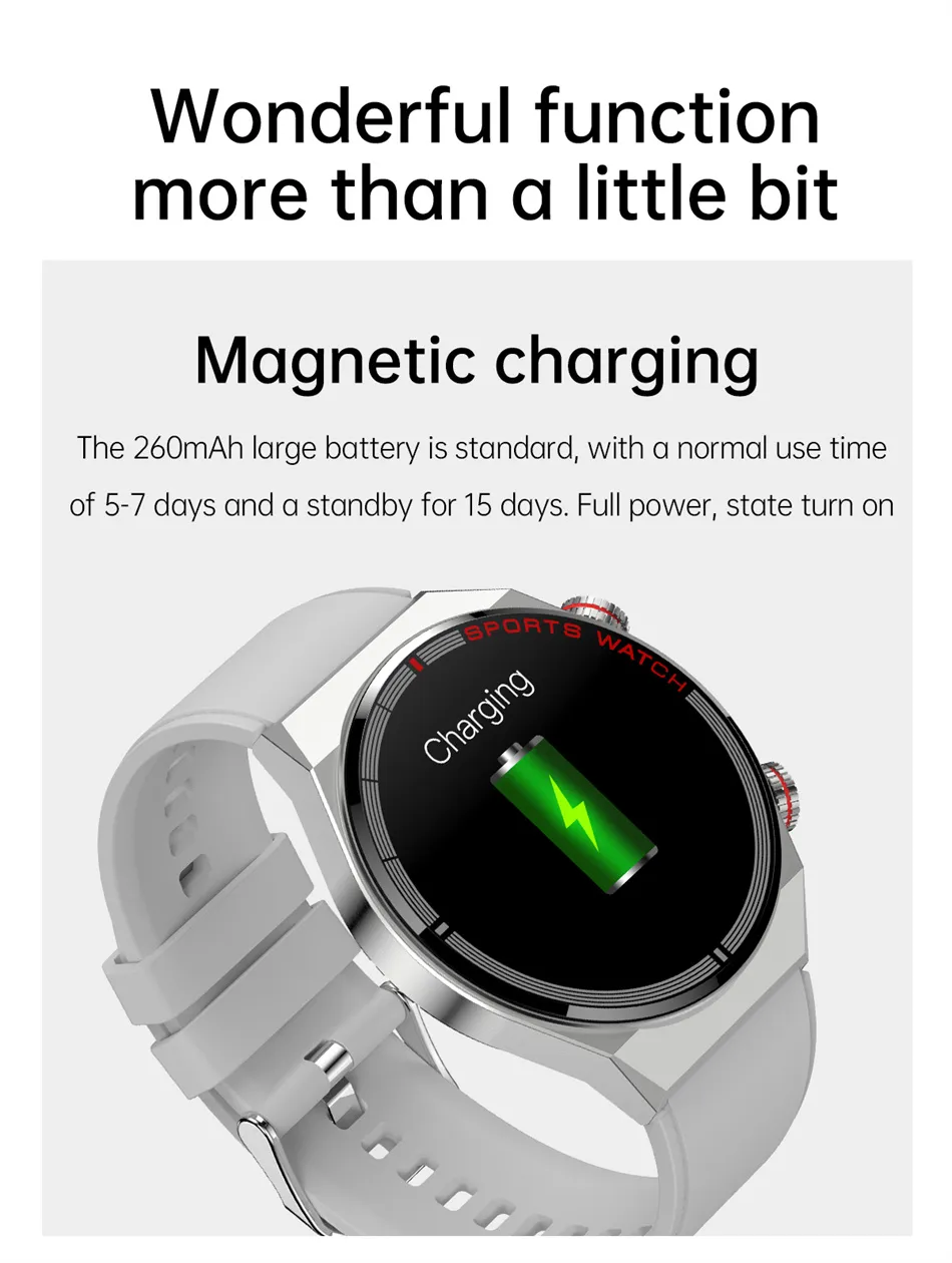 ChiBear NFC Smart Watch Men GPS motion track Heart Rate Bluetooth Call 100+ movement modes Rotary button SmartWatch 2023 New Man