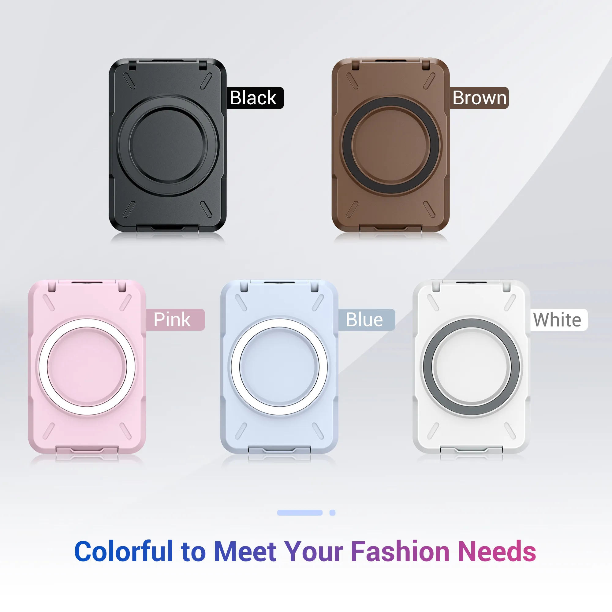 Magnetic Wallet & Card Holder with RFID Blocking Function for iPhone 14 15 Pro/ Pro Max/ 13 Pro Max/ 13 Pro 12 11 MagSafe Wallet