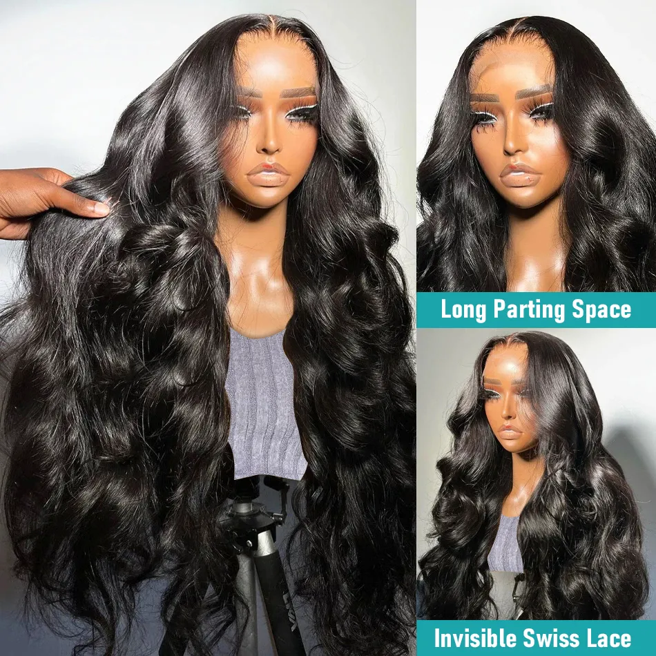 MELODIE 30 38 Inch Lace Frontal Wig Body Wave 13x4 13x6 HD Lace Front Human Hair Wigs Brazilian 5x5 Wear and Go Glueless Wig
