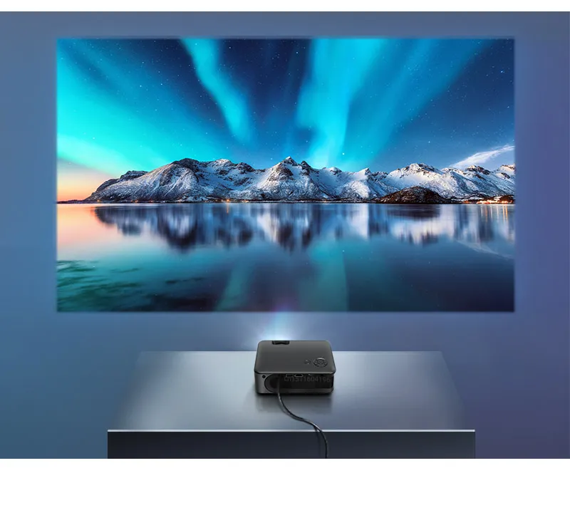 AUN A30 Upgraded Portable Projector LED Home Theater Projector Mini Cinema Smart TV Beamer Support 1080P Full HD Movie Play