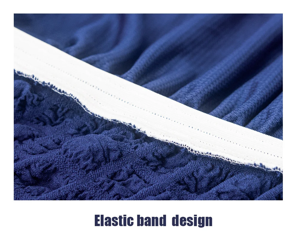 Four seasons universal elastic all-inclusive solid color seersucker sofa cover universal anti-dust anti-cat scratch