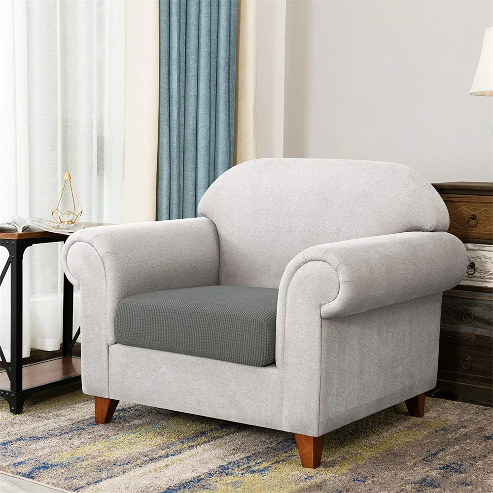 Yeahmart Stretch Sofa Cover Seat Slipcover Jacquard Chair Cushion Cover for 1-2-3 Seaters Replacement for Furniture Protector