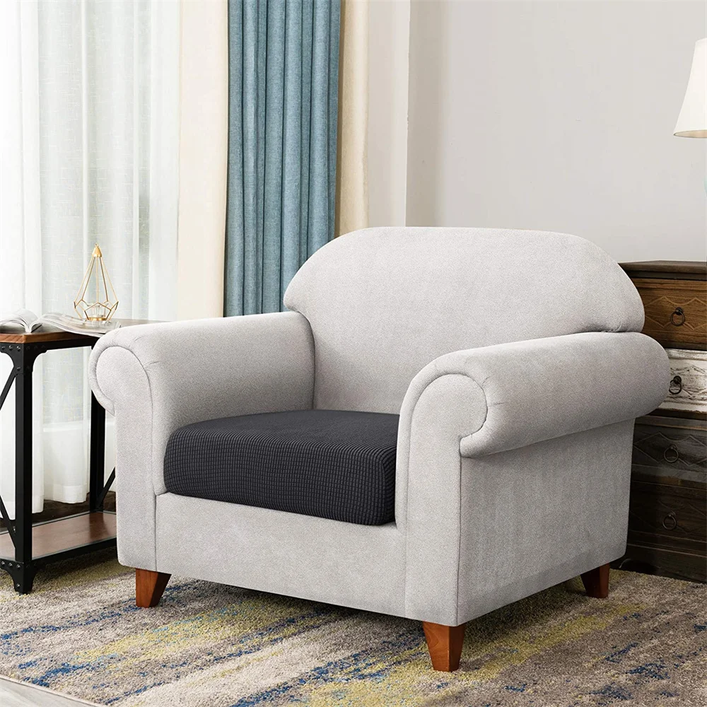 Yeahmart Stretch Sofa Cover Seat Slipcover Jacquard Chair Cushion Cover for 1-2-3 Seaters Replacement for Furniture Protector