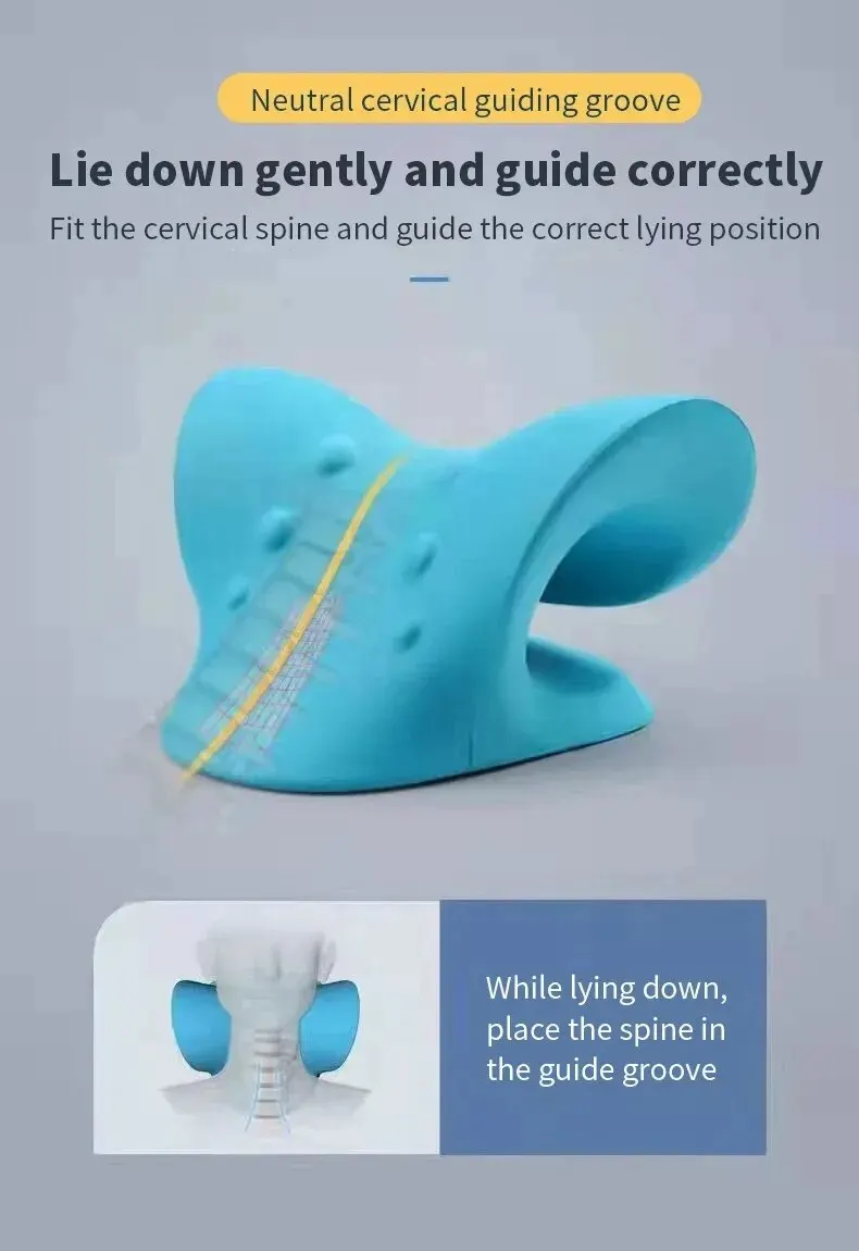 Cervical Spine Massage Pillow U Shaped Pillow Gravity Shiatsu Cervical Massage Pillow Neck and Shoulder Repair Neck Relaxation
