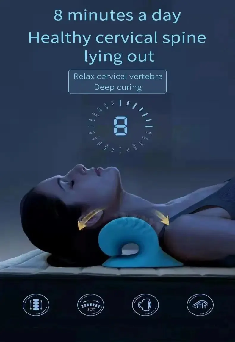 Cervical Spine Massage Pillow U Shaped Pillow Gravity Shiatsu Cervical Massage Pillow Neck and Shoulder Repair Neck Relaxation