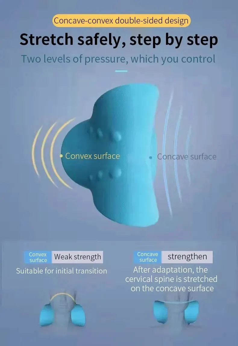 Cervical Spine Massage Pillow U Shaped Pillow Gravity Shiatsu Cervical Massage Pillow Neck and Shoulder Repair Neck Relaxation