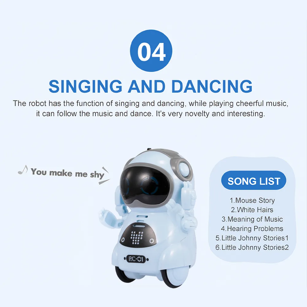 Singing Dancing Telling Story Mini Robot Toy