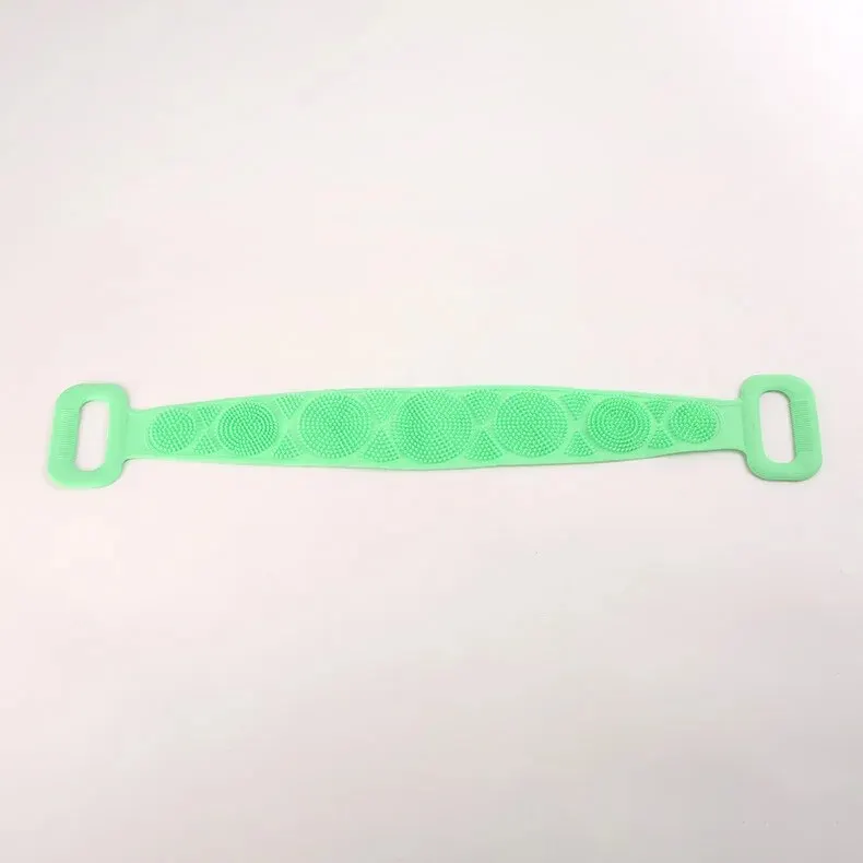 Body Sponge Silicone Brushes Bath Towels Scrubber Rubbing Back Peeling Massage Shower Belt Extended Skin Clean Brushes