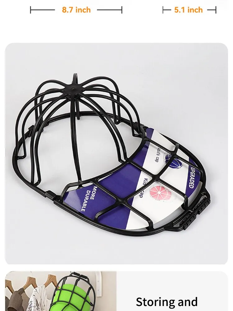 Baseball Cap Washer Anti-deformation Cap Protector Rack for Dishwasher Washing Machine Hat Washer Frame Creative Home Supplies