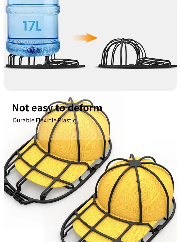 Baseball Cap Washer Anti-deformation Cap Protector Rack for Dishwasher Washing Machine Hat Washer Frame Creative Home Supplies