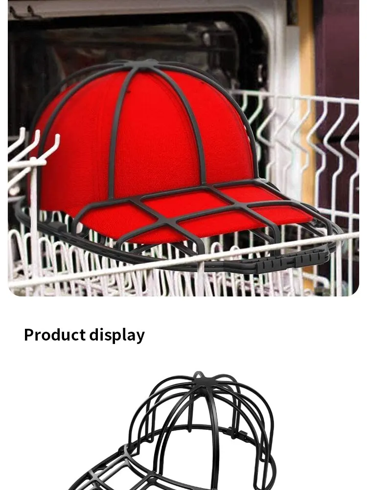 Baseball Cap Washer Anti-deformation Cap Protector Rack for Dishwasher Washing Machine Hat Washer Frame Creative Home Supplies