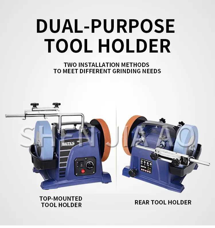 H8 Low-speed Water-cooled Sharpener For Household Small Woodworking Engraving Knives Chisels Grinder Electric Desktop Sharpener