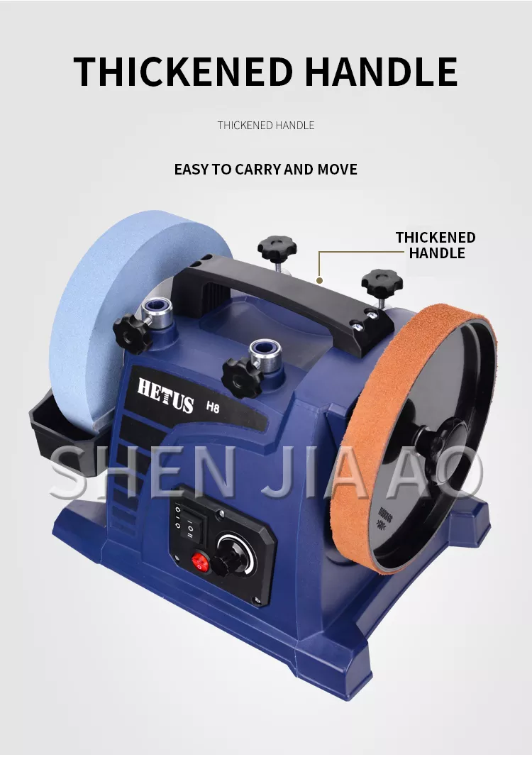 H8 Low-speed Water-cooled Sharpener For Household Small Woodworking Engraving Knives Chisels Grinder Electric Desktop Sharpener