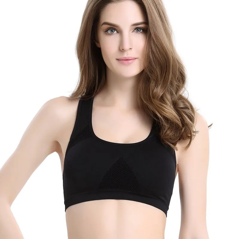 Women Breathable Sports Bra Absorb Sweat Shockproof Padded Gym Running Fitness Double Layer Seamless Yoga Sports Bra Underwear Women Breathable Sports Bra Absorb Sweat Shockproof Padded Gym Running Fitness Double Layer Seamless Yoga Sports Bra Underwear