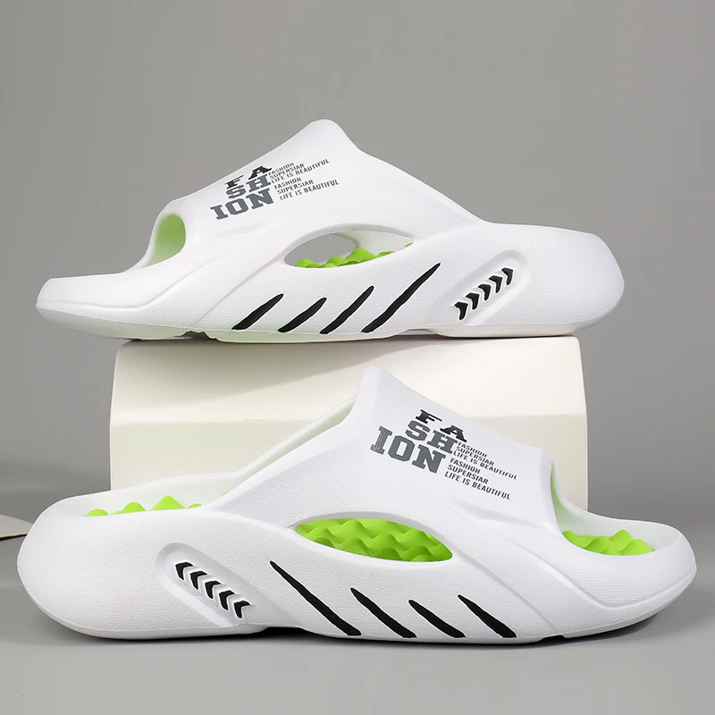 White green