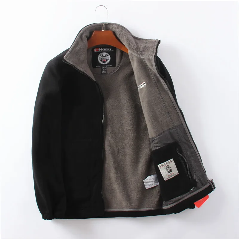 Winter Men's Clothing Fleece Jacket