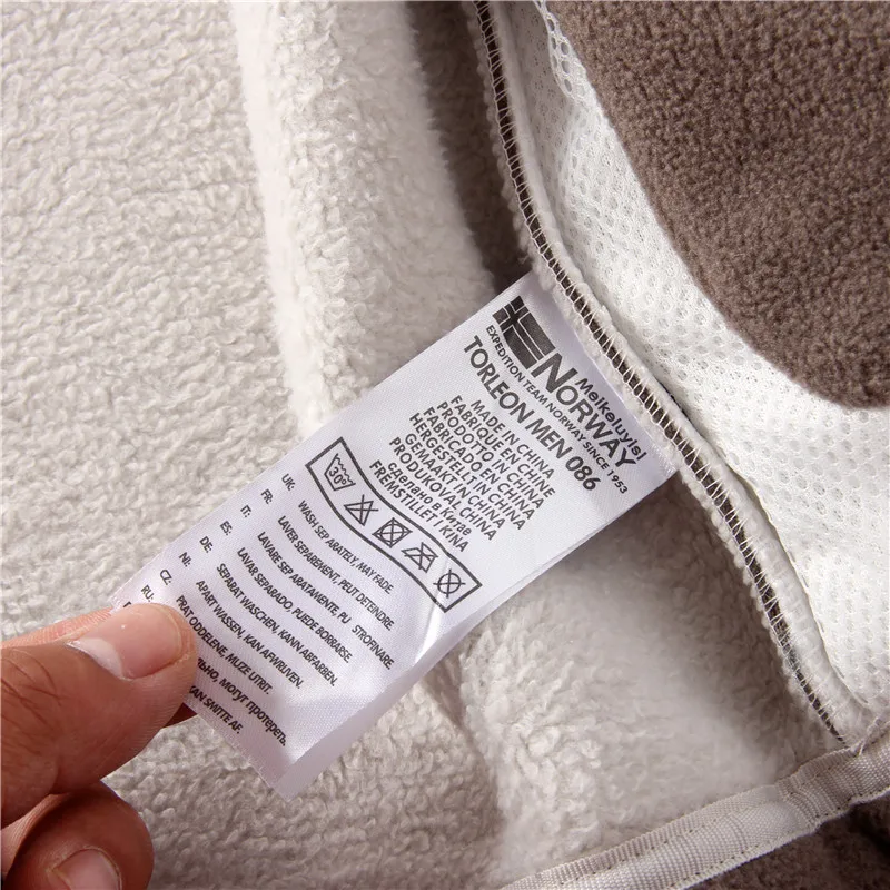 Winter Men's Clothing Fleece Jacket