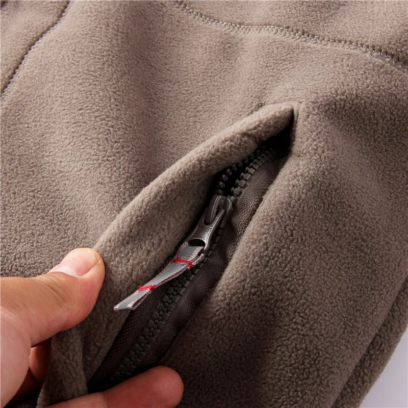 Winter Men's Clothing Fleece Jacket
