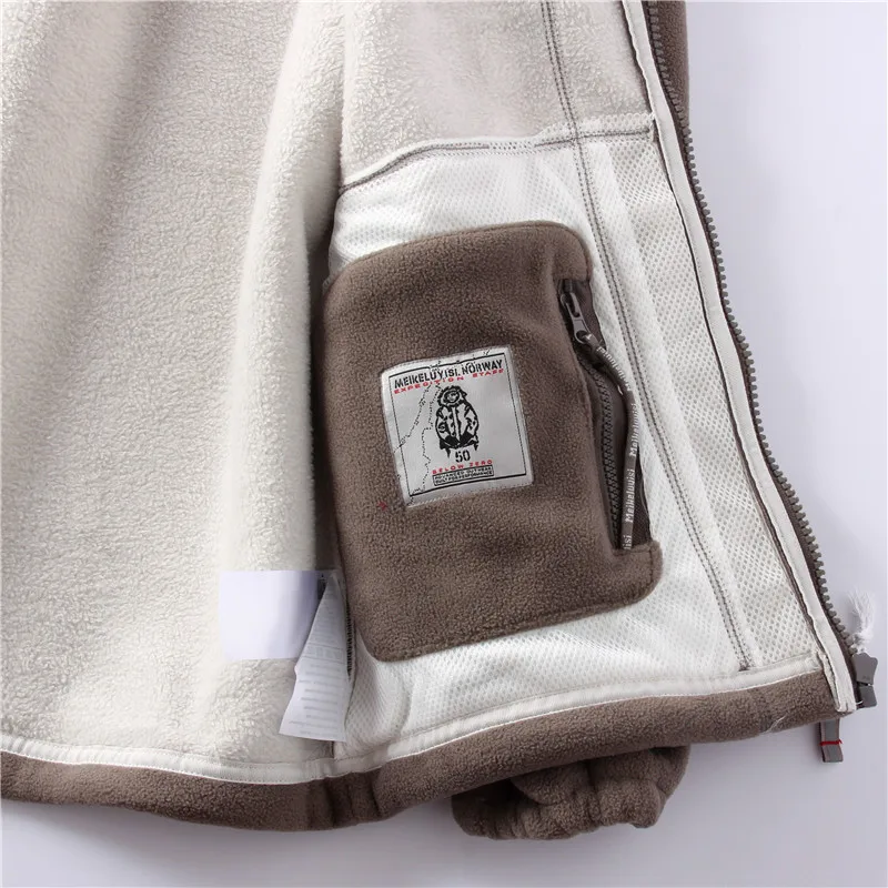Winter Men's Clothing Fleece Jacket