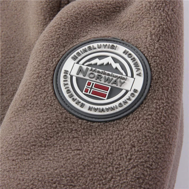 Winter Men's Clothing Fleece Jacket