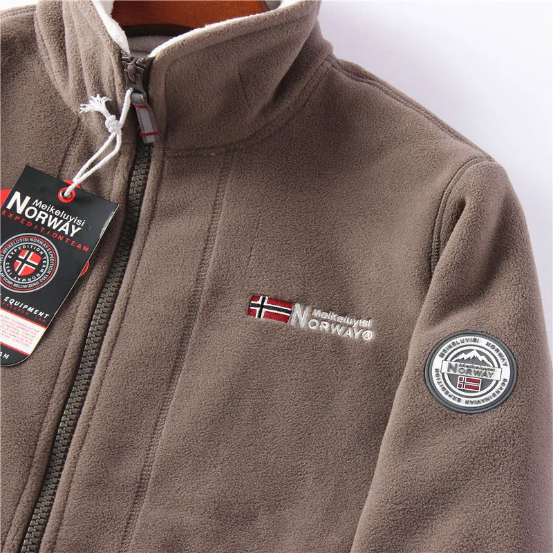 Winter Men's Clothing Fleece Jacket