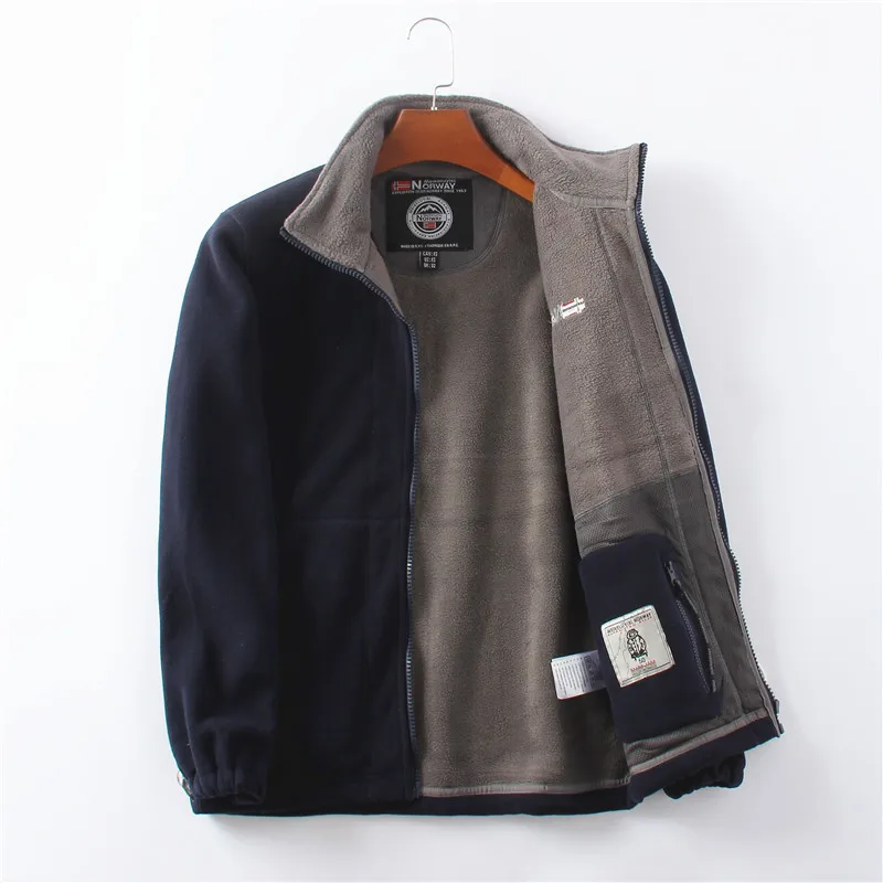 Winter Men's Clothing Fleece Jacket