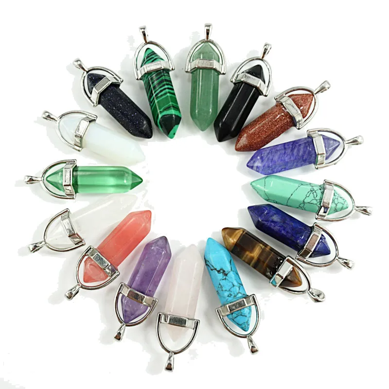 Necklaces Natural Crystal Pendants Stone
