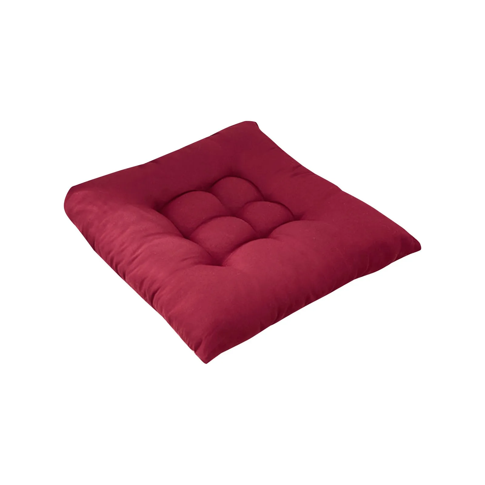 40cm Chair Cushion Solid Color Anti Skid Breathable Bright Color Seat Pillow Dining Chair Cushion Creative Sofa Fabric Cushion