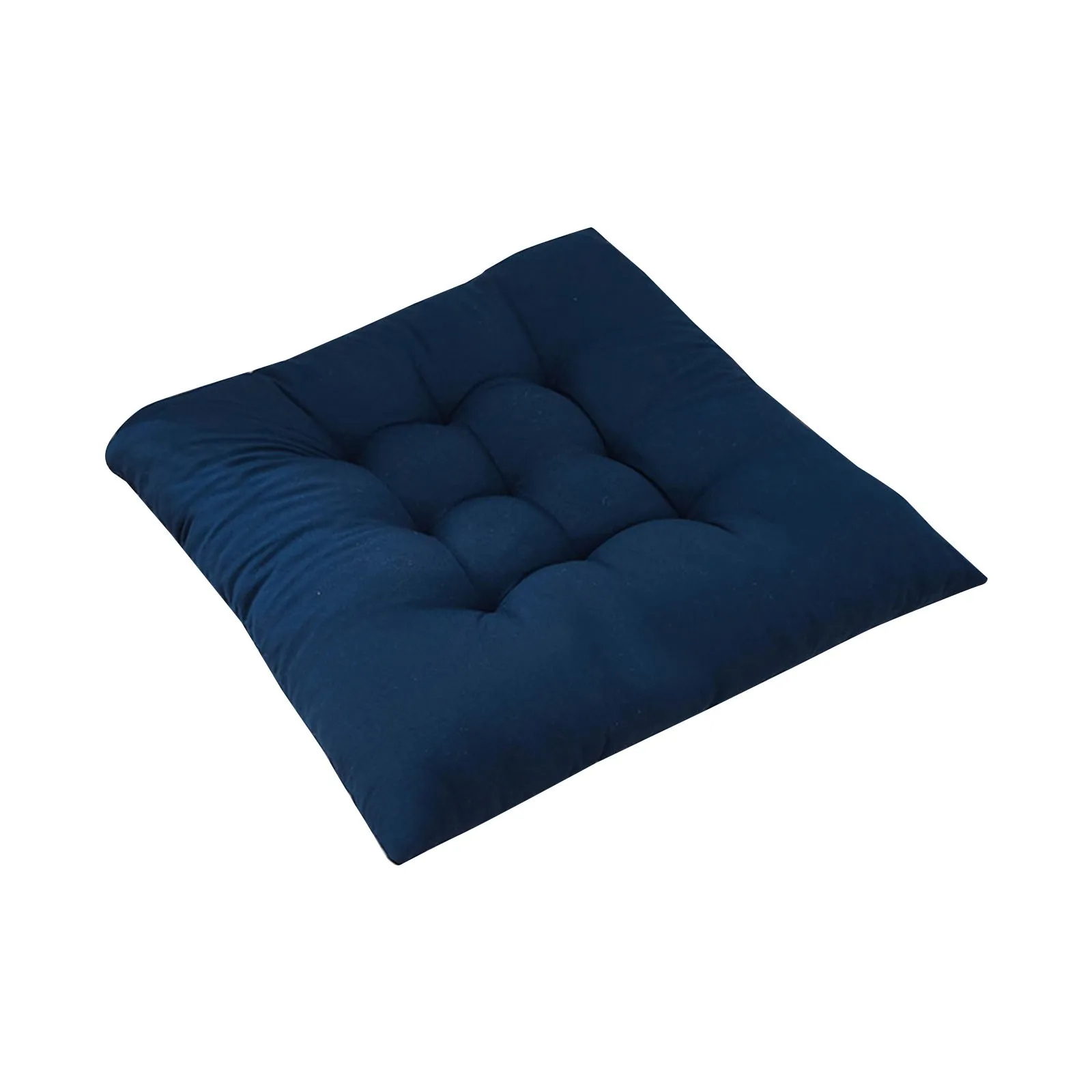 40cm Chair Cushion Solid Color Anti Skid Breathable Bright Color Seat Pillow Dining Chair Cushion Creative Sofa Fabric Cushion