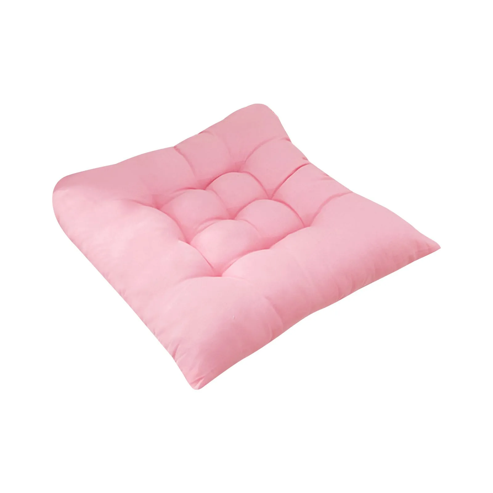 40cm Chair Cushion Solid Color Anti Skid Breathable Bright Color Seat Pillow Dining Chair Cushion Creative Sofa Fabric Cushion