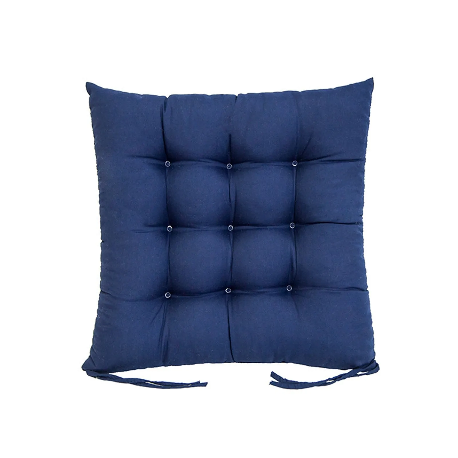 40cm Chair Cushion Solid Color Anti Skid Breathable Bright Color Seat Pillow Dining Chair Cushion Creative Sofa Fabric Cushion