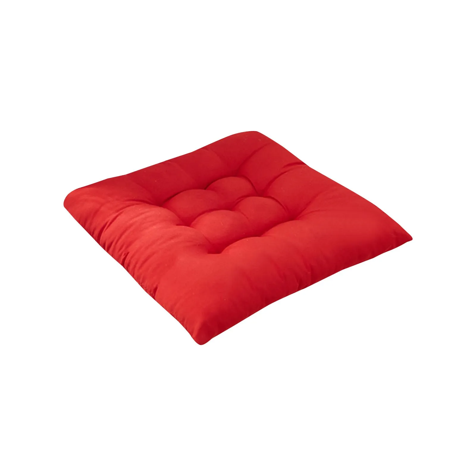 40cm Chair Cushion Solid Color Anti Skid Breathable Bright Color Seat Pillow Dining Chair Cushion Creative Sofa Fabric Cushion