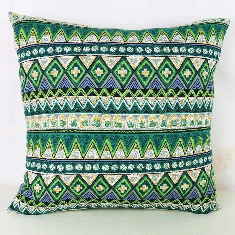 Bohemian Ethnic Pillowcase Türkiye Cotton Linen Pillows Case Decor Home Garden Chair Pillow Cover for Sofa Bed Living Room 45x45