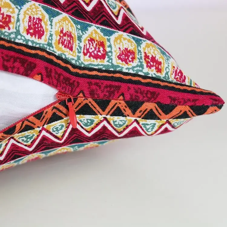 Bohemian Ethnic Pillowcase Türkiye Cotton Linen Pillows Case Decor Home Garden Chair Pillow Cover for Sofa Bed Living Room 45x45