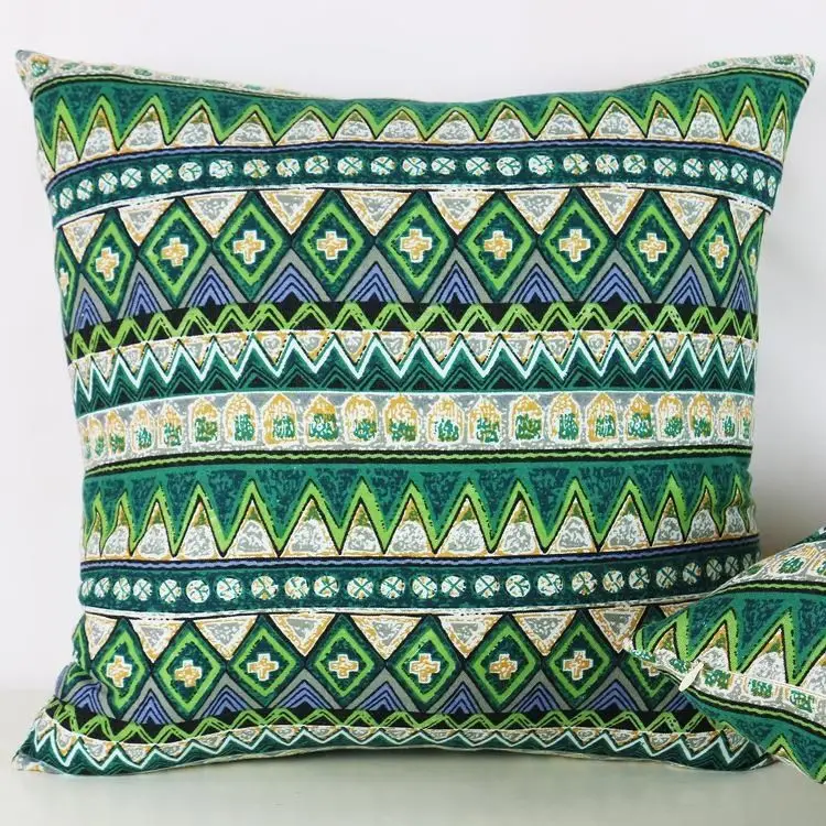 Bohemian Ethnic Pillowcase Türkiye Cotton Linen Pillows Case Decor Home Garden Chair Pillow Cover for Sofa Bed Living Room 45x45