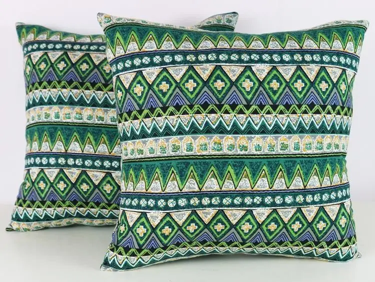 Bohemian Ethnic Pillowcase Türkiye Cotton Linen Pillows Case Decor Home Garden Chair Pillow Cover for Sofa Bed Living Room 45x45