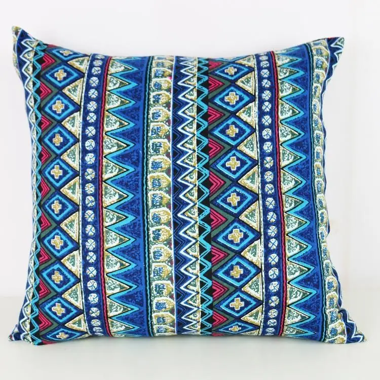 Bohemian Ethnic Pillowcase Türkiye Cotton Linen Pillows Case Decor Home Garden Chair Pillow Cover for Sofa Bed Living Room 45x45