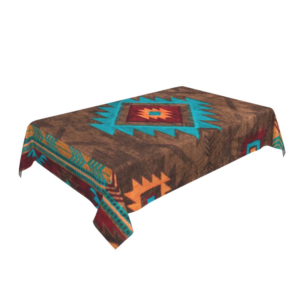 Cal Antique Turkish Kilim Tablecloth Backing Elastic Edge Table Covers Bohemian Ethnic Vintage Persian Carpet Tribal Table Cloth